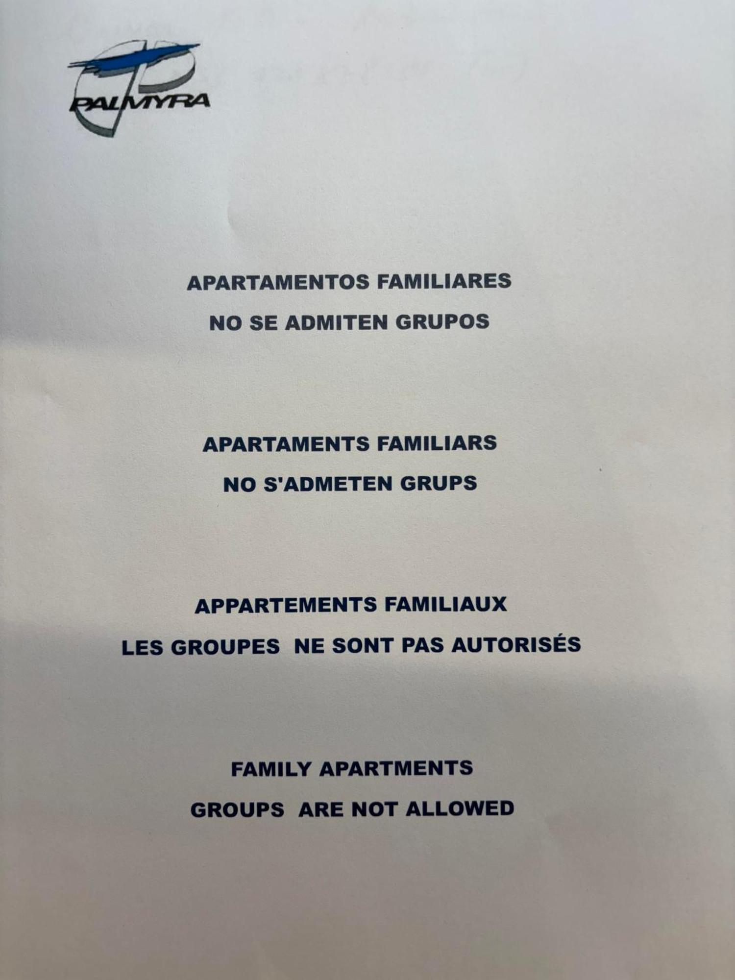 Cala Llenguadets Palmyra Διαμέρισμα Σαλού Εξωτερικό φωτογραφία